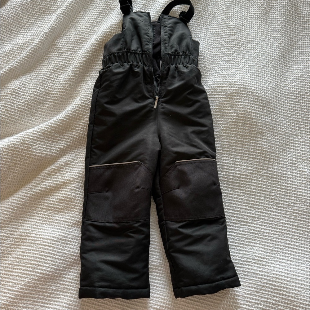 Toddlers Swiss Tech Black Snow Pants 4t